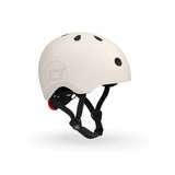 Scoot & Ride Kinderhelm Größe S-M (51-55 cm) ash - Schutzhelm mit LED-Licht
