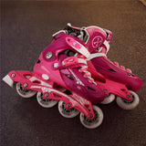 NILS EXTREME NA1055 BLAZE Inlineskates Inliner Kinder Gr. 35-38, Rosa, größenverstellbar