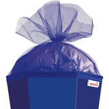 Roth Extra große XXL Schultüte-Rohling/Basteltüte, ultramarinblau, 100cm, eckig, Rot(h)-Spitze, Tüllverschluss