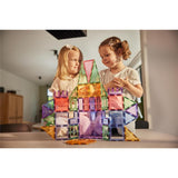 Cleverclixx Kompakt-Bausatz in Pastellfarben 36 Teile, kleines Erweiterungsset, Magnetspielzeug