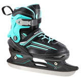 NILS EXTREME NH18190 2in1 Inliner Schlittschuhe Kinder Gr. 29-33, Schwarz-Blau, verstellbar