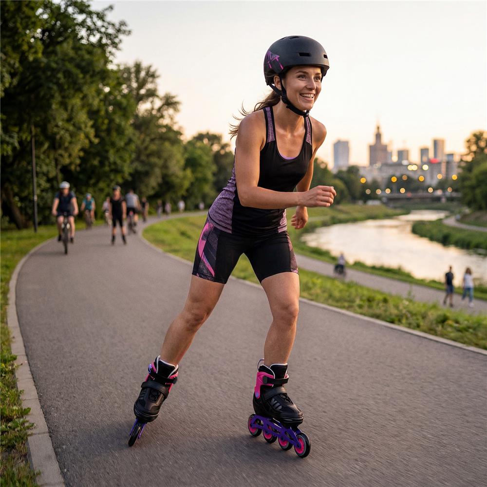 NILS EXTREME NA684 VELTO Inlineskates Inliner Gr. 39-42, Rosa, größenverstellbar