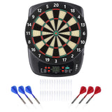 NILS FUN TDE03 Elektronische Dartscheibe - Dartboard mit 6 Pfeilen, 32 Spielmodi, bis 8 Spieler