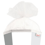 Roth Schultüte-Rohling/Basteltüte, weiß, 85cm, eckig, Rot(h)-Spitze, mit Tüllverschluss