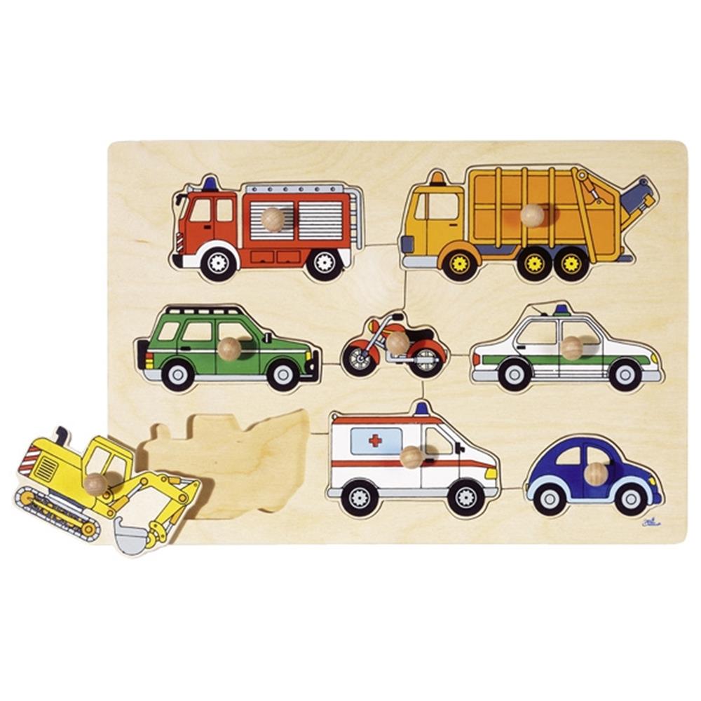Goki Steckpuzzle Verkehrsmittel