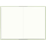 Roth Zeugnismappe Bicolor Olive-Green, mit 12 A4 Klarsichthüllen, im Buchleineinband