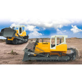 Jamara RC Planierraupe Liebherr 1:20 Gelb 2,4GHz funkferngesteuertes Baufahrzeug mit Sound