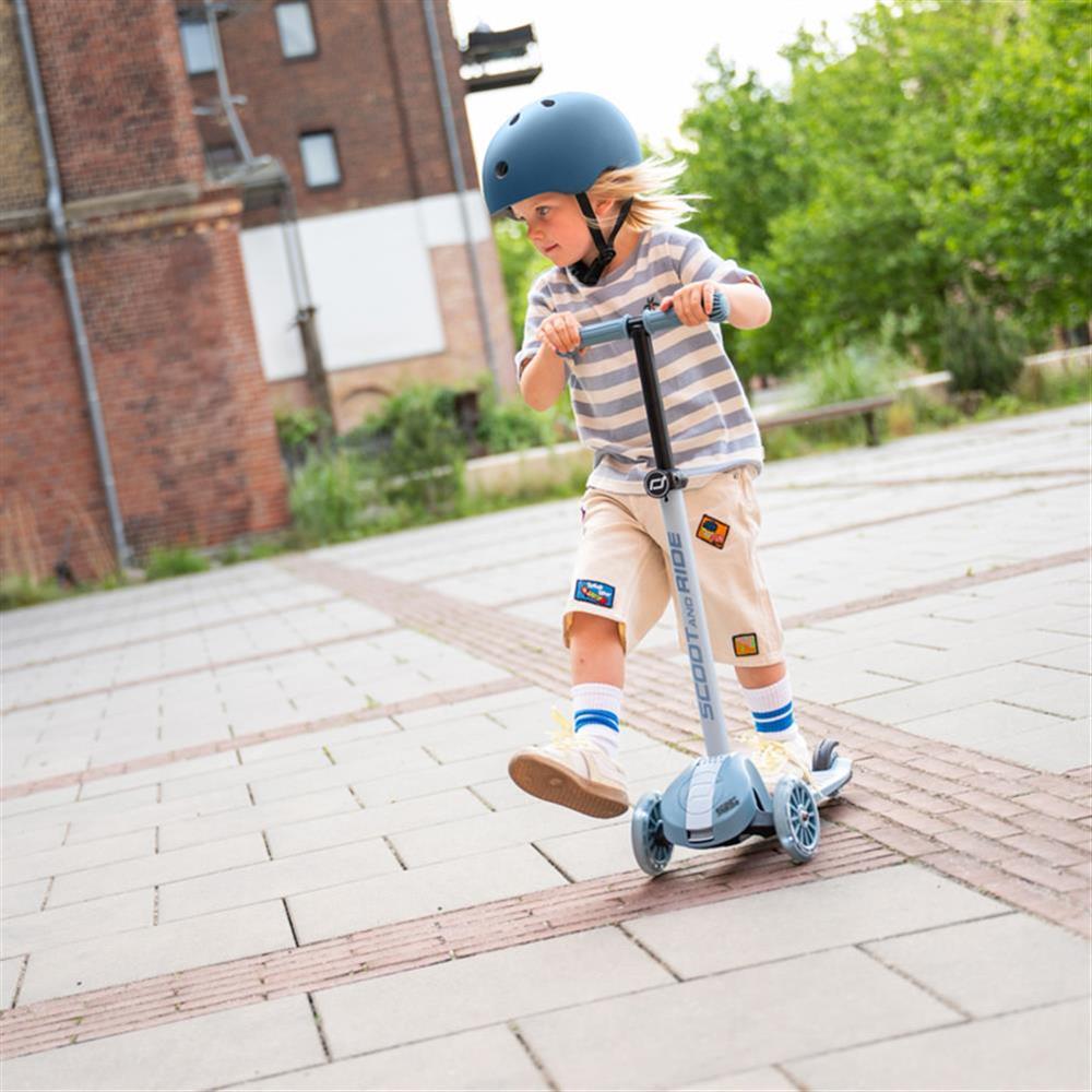 Scoot & Ride Highwaykick 3S Scooter, steel - Kinderroller, ab 3 Jahren