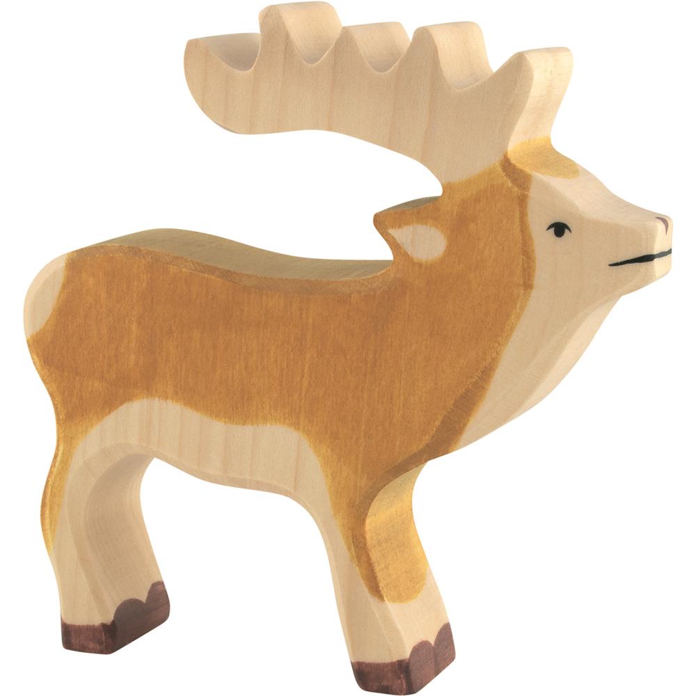 Holztiger Holzfigur - Hirsch, Holzspielzeug, ab 3 Jahren