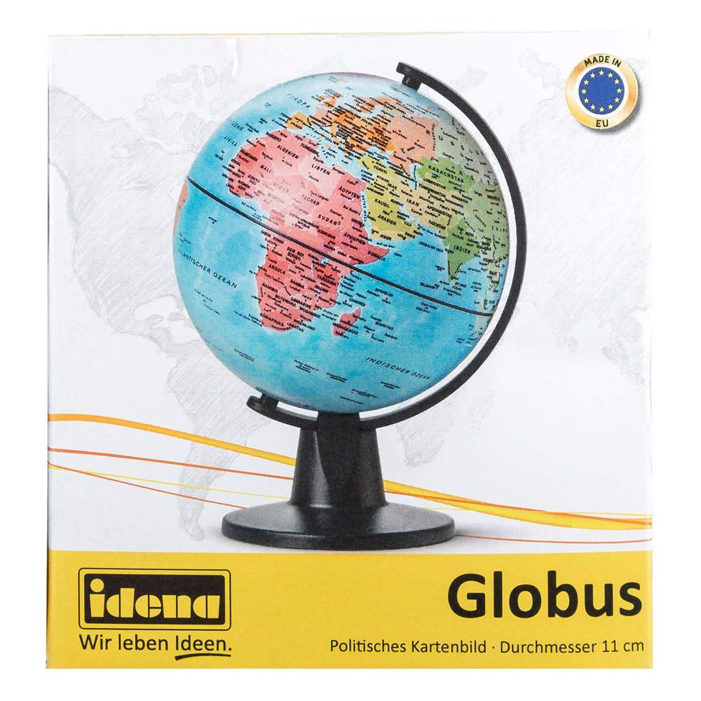 Idena Schülerglobus, 11 cm, politisches Kartenbild