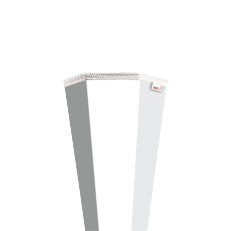 Roth Schultüte-Rohling/Basteltüte, weiß, 85cm, eckig, Rot(h)-Spitze, ohne Verschluss