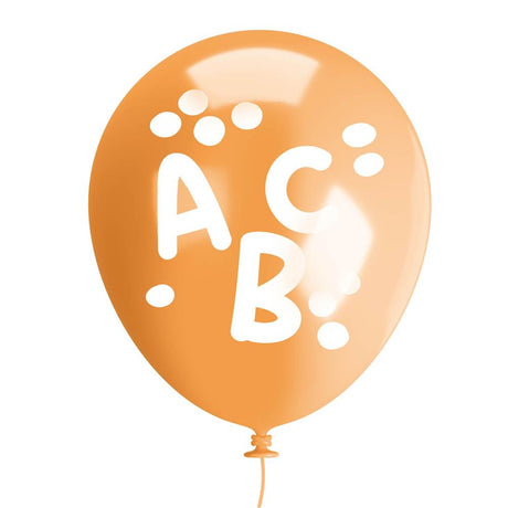 Roth Luftballons zur Einschulung, 16 Luftballons aus Naturkautschuk, 2 Motive in 4 Farben