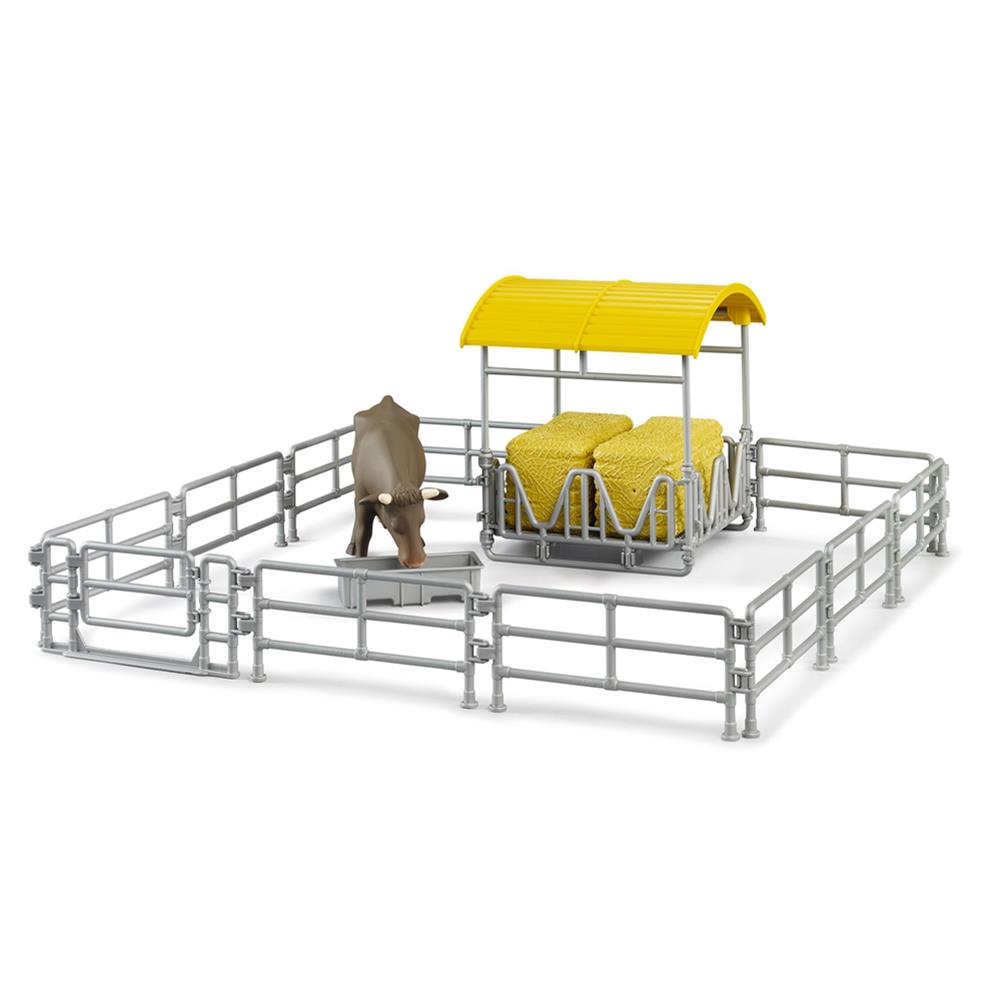 Bruder 62612 - Zubehör: Heuraufe mit Zäunen und Trog