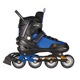 NILS EXTREME NH18188A 2in1 Inliner Schlittschuhe Kinder Gr. 34-38, Schwarz-Orange, verstellbar