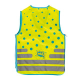 Roth ReflActions Warnweste für Kinder Roar, Gelb, mit reflektierenden Elementen, erweiterbar