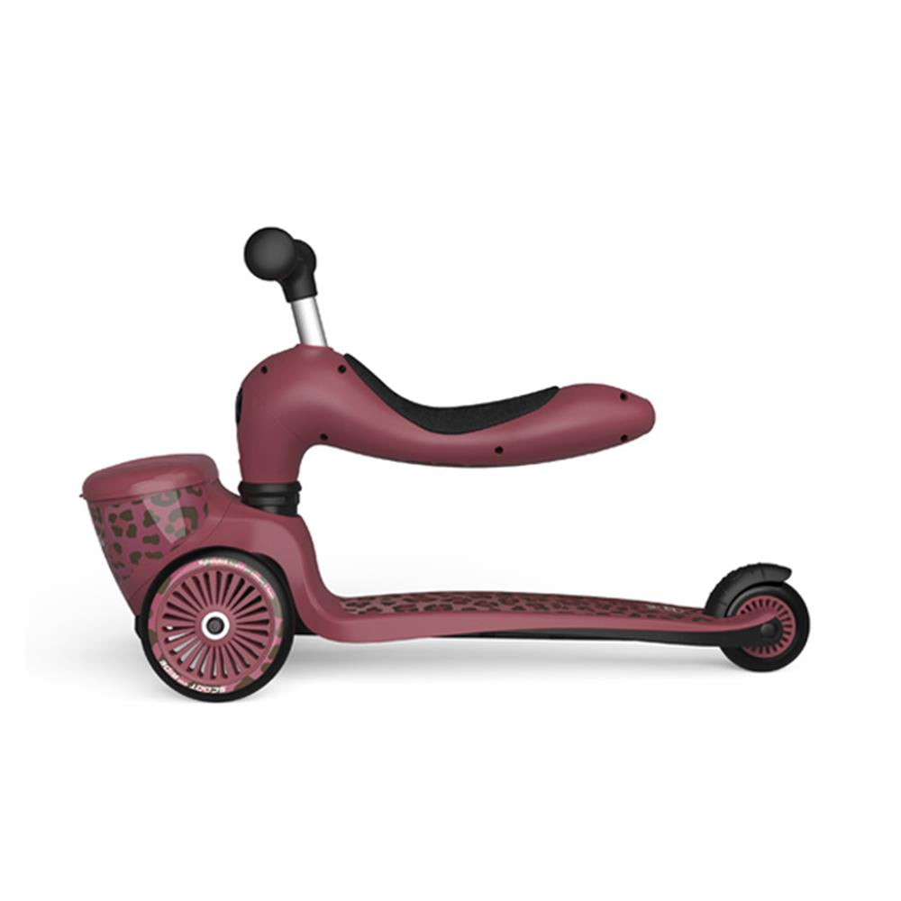 Scoot & Ride Highwaykick 1 Lifestyle, Wildcat - Kinderroller mit Aufbewahrungsbox
