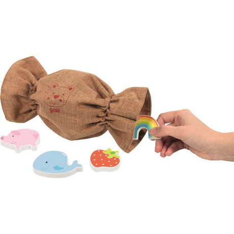 goki Fühllotto – Fühlmemo aus Holz und Textil, für Kinder ab 3 Jahren