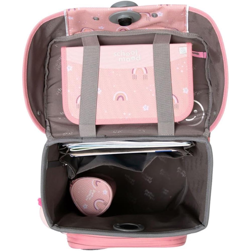 School-Mood Schulranzenset Champion Maxx Pro Rainbow, 7-teilig