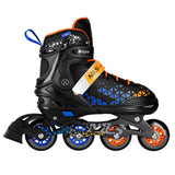 NILS EXTREME NH18190A BRAVE 2in1 Inliner Schlittschuhe Gr. 39-43, Blau, verstellbar