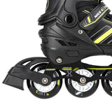 NILS EXTREME NH18191 2in1 Inliner Schlittschuhe Gr. 39-43, Schwarz-Limettengrün, erstellbar