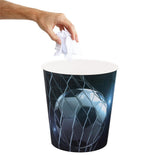 Idena Papierkorb, Fußball - 9 Liter Mülleimer/Apfalleimer aus Kunststoff