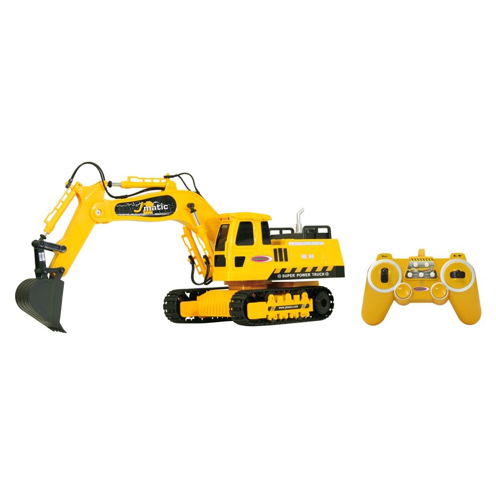 Jamara RC Bagger J-Matic, 1:27, 2,4GHz, ferngesteuertes Baustellenfahrzeug