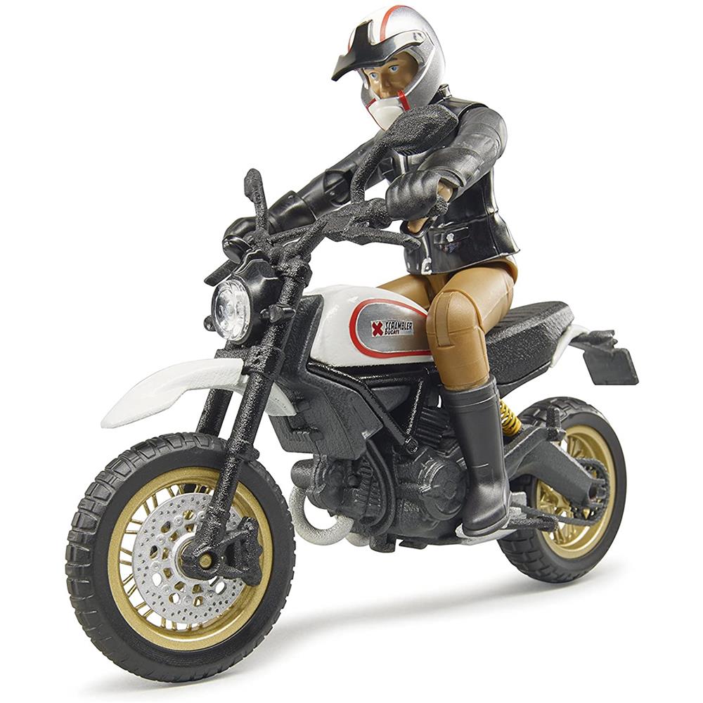 Bruder 63051 - Scrambler Ducati Desert Sled mit Fahrer