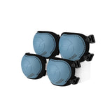 Scoot & Ride Protectiv Set, Größe XXS-S steel, Knieschoner und Ellbogenschoner Set in blau