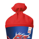 Roth Schultüte Robo Drache, 70cm, rund, Rot(h)-Spitze, Filzverschluss, Folieneffekt