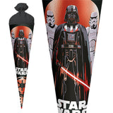 Roth Schultüte Disney Star Wars mit Folieneffekt, 70cm, rund, mit Rot(h)-Spitze und schwarzem Filz