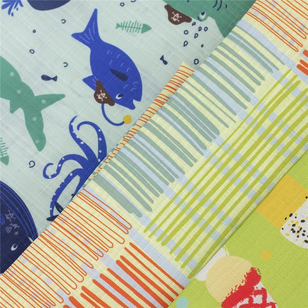 Roth Geschenktuch, 3er Set, Sommer, Geschenke verpacken auf Japanische Art