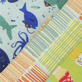 Roth Geschenktuch, 3er Set, Sommer, Geschenke verpacken auf Japanische Art