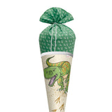 Roth Schultüte Lieblingsstück Reißzahn Tyrannosaurus, 70cm, rund, Rot(h)-Spitze, mit Stoffverschluss