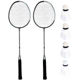 Best Sporting Badminton Set 500 XT 2 Schläger 4 Federbälle Tasche