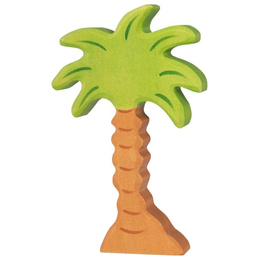 Holztiger Holzfigur - Palme, mittel