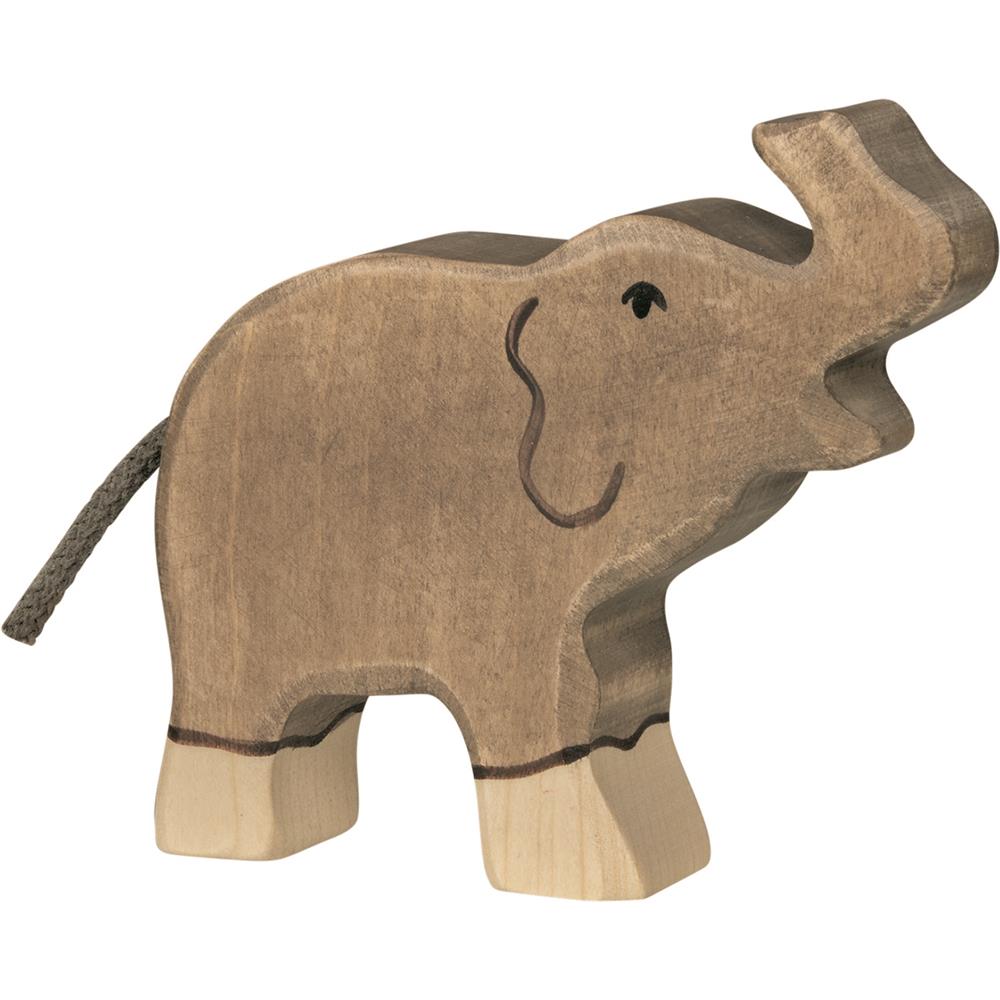 Holztiger Holzfiguren - Wilde Tiere 4er Set, Holzspielzeug, ab 3 Jahren