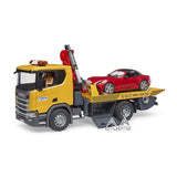 Bruder 03552 - Scania Super 560R Abschlepp-LKW, mit Light & Sound Modul und BRUDER Roadster