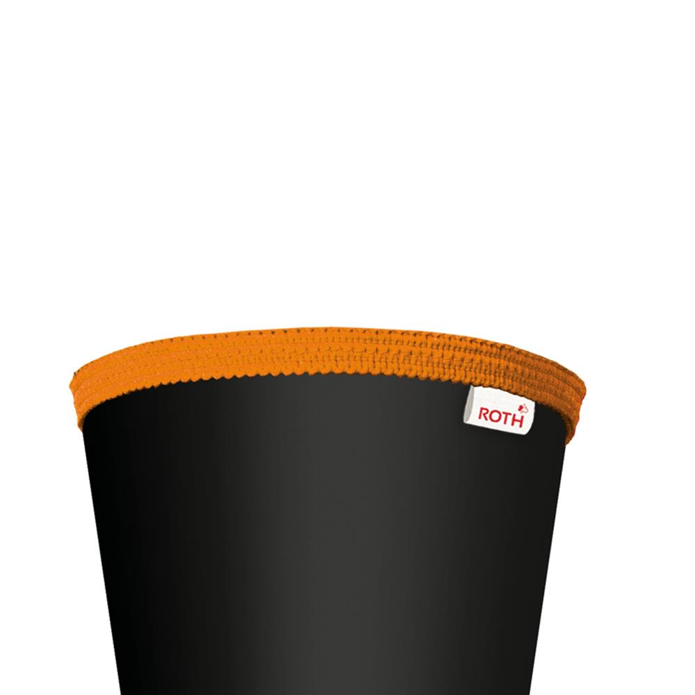 Roth Schultüte-Rohling/Basteltüte, schwarz, 70cm, rund, Rot(h)-Spitze, ohne Verschluss