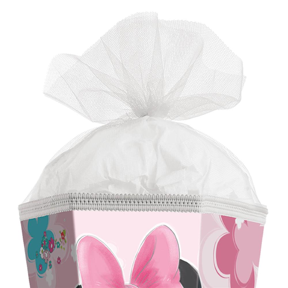 Roth Schultüte Disney Minnie Maus, 85cm, eckig, mit Rot(h)-Spitze und weißem Tüllverschluss