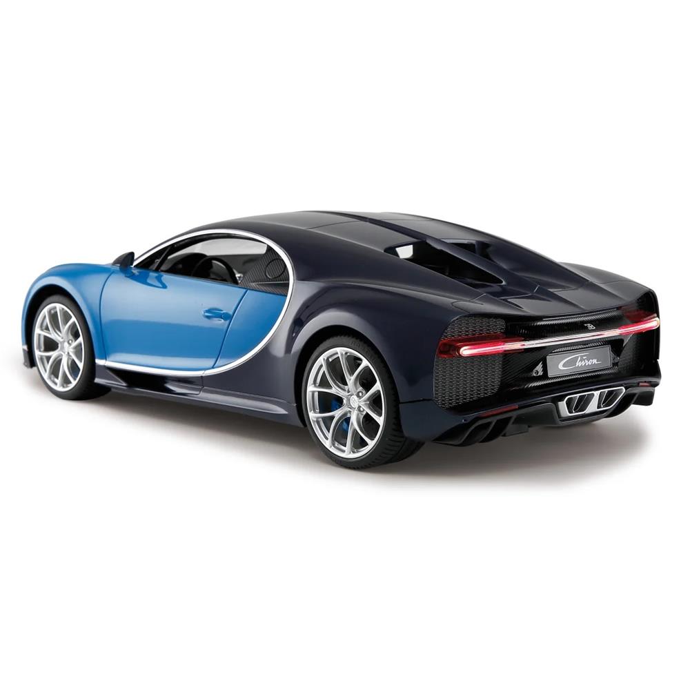 Jamara Bugatti Chiron 1:14 blau 2,4GHz Ferngesteuertes Auto mit LED Fahrlicht
