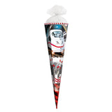Roth Schultüte Schnellzug, 85cm, eckig, Rot(h)-Spitze, Tüllverschluss