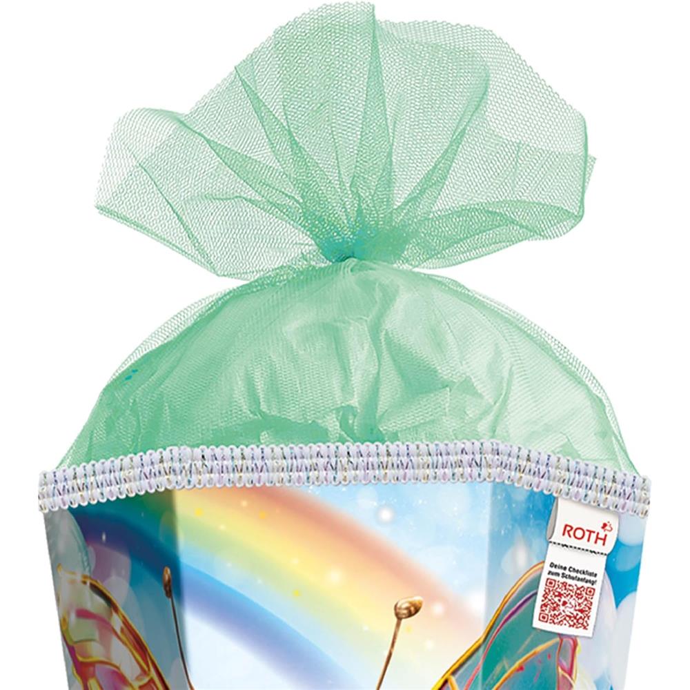 Roth Schultüte Rainbow Butterfly, 85cm, eckig, Sound