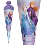 Roth Schultüte Disney Frozen, 70cm, rund, Rot(h)-Spitze, Filzverschluss