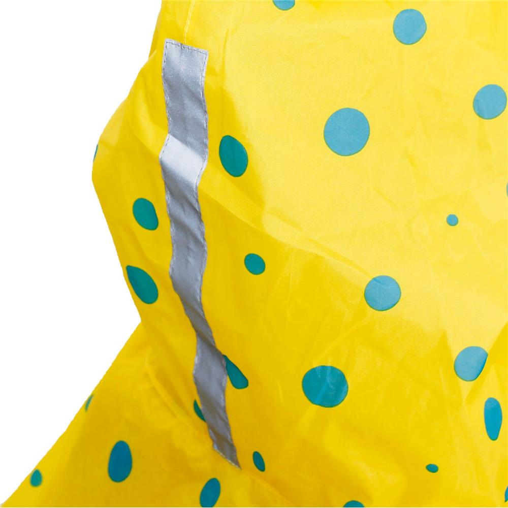 Roth ReflActions Regen-Poncho Roar, Gelb, 5-10 Jahre, mit reflektierenden Elementen