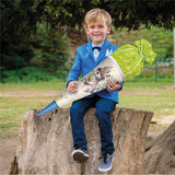 Roth Schultüte Lieblingsstück Willi Waschbär, 70cm, rund, mit Rot(h)-Spitze und grünem Stoff