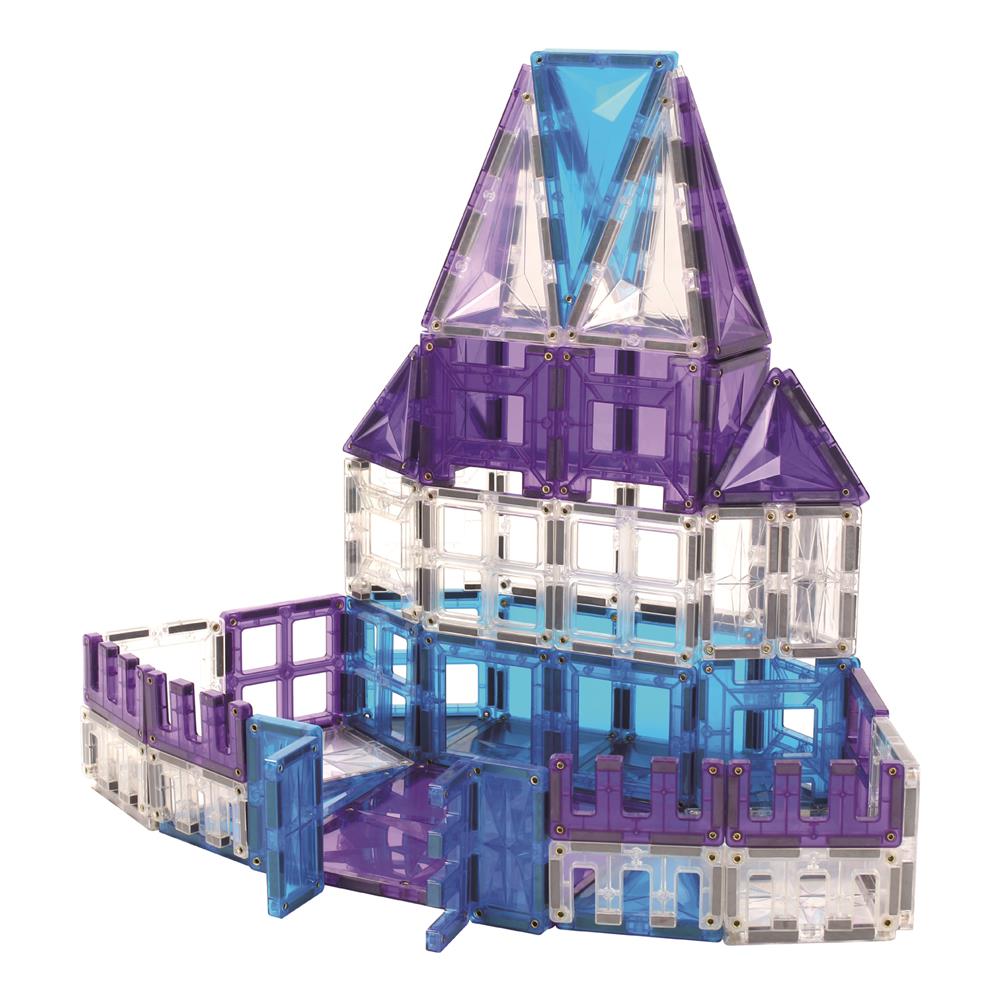 Cleverclixx Mega-Eiskristall-Bausatz 180 Teile, abwechslungsreiche Formen und Farben, Winter Edition Weihnachten