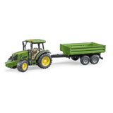 Bruder 02108 - John Deere 5115M mit Bordwandanhänger