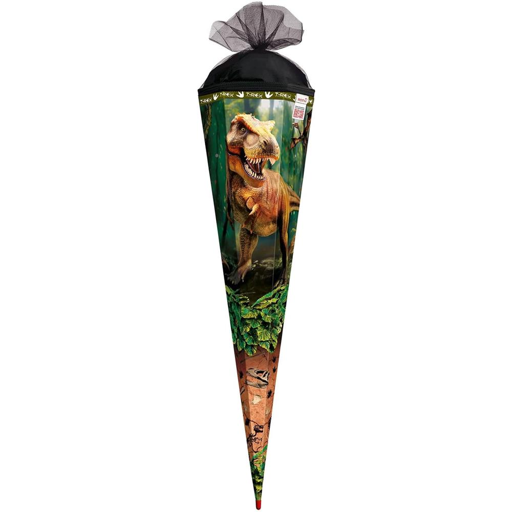 Roth Schultüte T-Rex Welt, 85cm, eckig, mit Sound