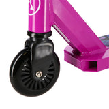 NILS EXTREME HS021 LEAVES Stunt Scooter Pink, Freestyle Roller, ABEC-9, bis 100 kg
