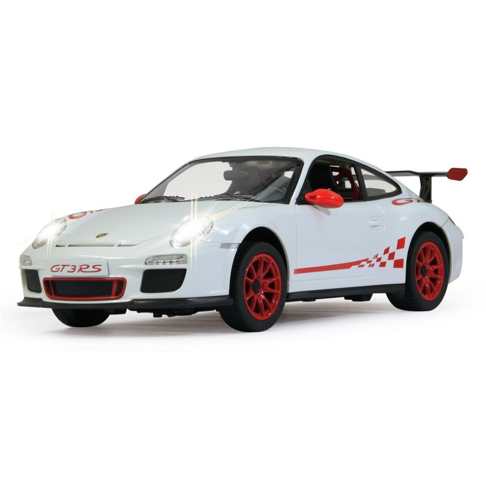 Jamara Porsche GT3 RS 1:14 weiß 2,4GHz Ferngesteuertes Auto mit LED Fahrlicht